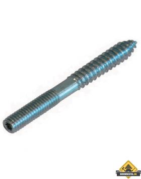 Stokeind zonder sleutelvlak M5X30 Diameter: 4.4 Verzinkt - 100 Stuks