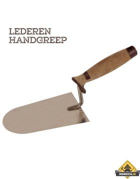Super Prof Eco Pure RVS stukadoorstroffel rond