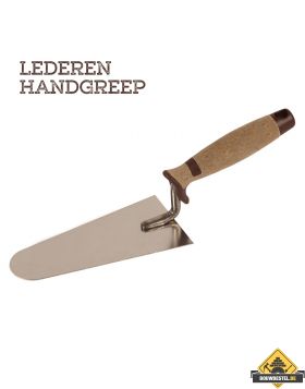 Super Prof Eco Pure RVS troffel rond Belgisch model - 180 mm