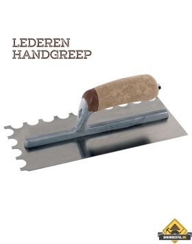 Lijmspaan SUPER PROF PURE  280x120mm halfrond 20x10 mm met Leer