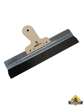 Spackmes SUPER PROF aluminium 570 mm RVS met houten-handgreep