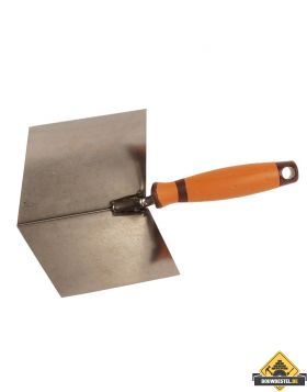 Hoekschop SUPER PROF ECO inwendig scherp. 100x75 mm RVS zachte greep
