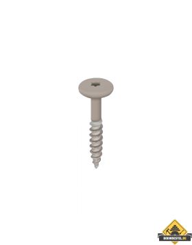 Torx schroef 32mm rvs V2A 100 stuks Vergrijsd ceder