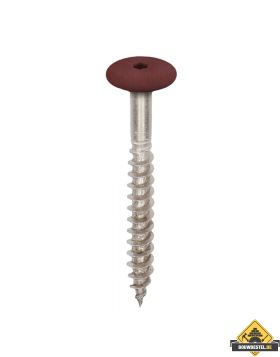 Torx schroef 45mm rvs V4A 100 stuks Wijnrood