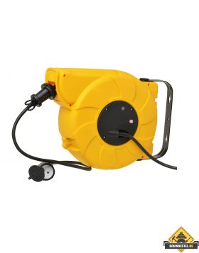 Kabelhaspel met veer 22 + 2 meter