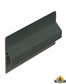 Trim/kraal aansluitprofiel 10mm Keralit dakrand Donkergroen - Classic (bestelnr. 2843)