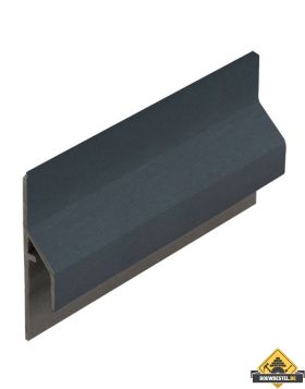 Trim/kraal aansluitprofiel 10mm Keralit dakrand Monumentenblauw - Classic (bestelnr. 2843)