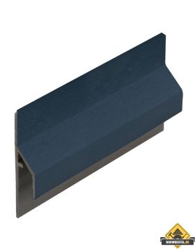 Trim/kraal aansluitprofiel 10mm Keralit dakrand Staalblauw - Classic (bestelnr. 2843)