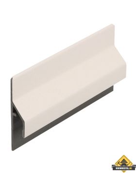 Trim/kraal aansluitprofiel 10mm Keralit dakrand Wit - Classic (bestelnr. 2843)