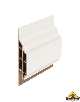 Trim/kraal sierlijst klassiek Wit - Classic (met houtnerf) 600 cm