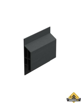 Trim/kraal sierlijst modern Antraciet - Classic (met houtnerf) 600 cm