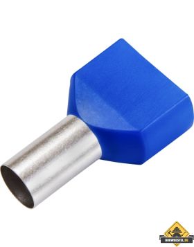 Twin-adereindhuls, geisoleerd 2 x 16,00 | 100 stuks