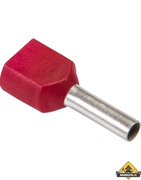 Twin-adereindhuls, geisoleerd 2 x 1,00 | 100 stuks