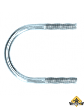 U-beugel Diameter 6" xM12 Verzinkt (182/209/60mm) | 25 stuks