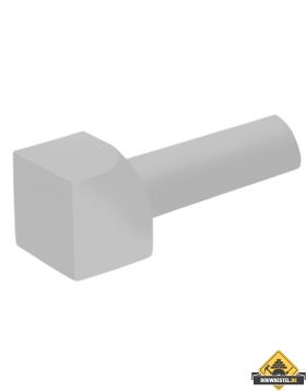 Uitwendig hoekstuk Proround aluminium 8mm Alu.geanodiseerd