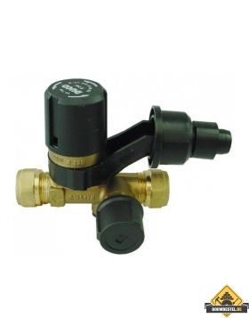 Duco Inlaatcombinatie 15mm Knel 8 Bar