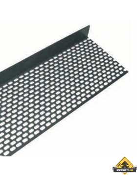 Ventilatie profiel (chaperon) 2500x30x100 mm antraciet PVC 
