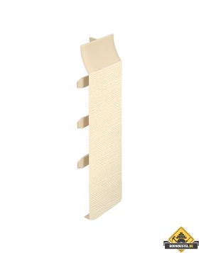 Verbindingstuk rabat 167mm fijne nerf (enkel) Savanne crème
