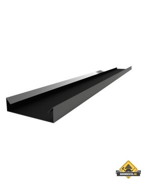 Quickgoot Prefab verholen goot onderpans Aluminium + EPDM 1 meter