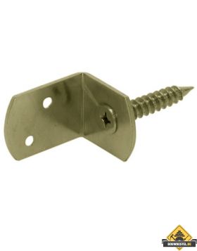 Schutting steun L 35x30x30mm Geel gepassiveerd - per stuk