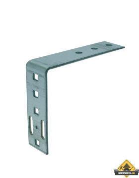 Hoekanker / Vloerhoek Zwaar B/C/D 175X180mm 115x2 Sendzimir verzinkt - per stuk