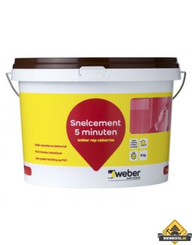 Weber Beamix Cebarrox Snelcement 5 min grijs 6kg