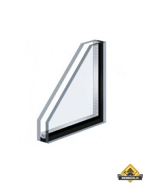 Iso-veiligheidsglas blank HR++ WK042 830x2015mm