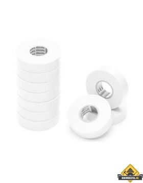 Witte isolatietape - 19 mm x 20 m