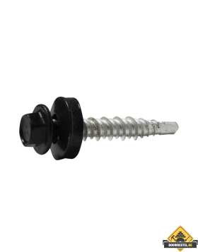 Zelfborende schroef Verzinkt BP2 | Black Matt | 6,3 x 38 mm | 250 stuks 