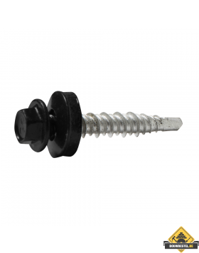 Zelfborende schroef Verzinkt BP2 | Zwart | 6,3 x 38 mm | 250 stuks 
