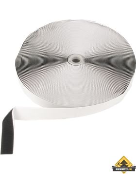 Zelfklevend klittenband lusjes 20mm 25m