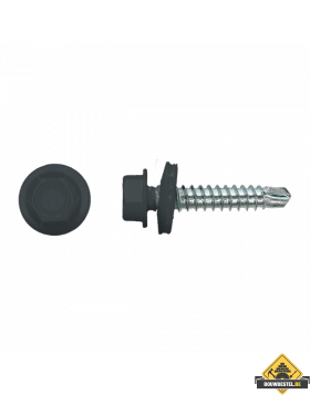 Zelfborende schroef 4,8x35mm Verzinkt RAL7016 | 100 stuks