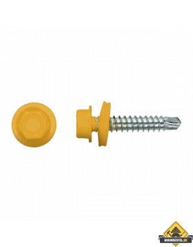 Zelfborende schroef 4,8x35mm Verzinkt RAL1032 | 100 stuks