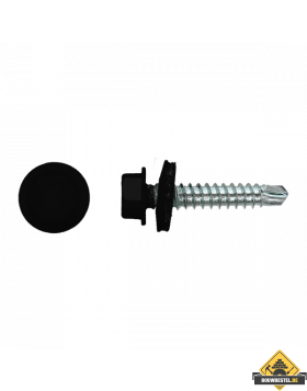 Zelfborende schroef 4,8x35mm Verzinkt RAL9005 | 100 stuks