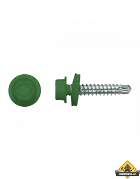 Zelfborende schroef 4,8x35mm Verzinkt RAL6001 | 100 stuks
