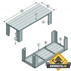 Steigerhouten tafel maken