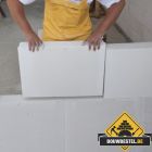 Scheidingswand maken met cellenbeton / gasbeton blokken