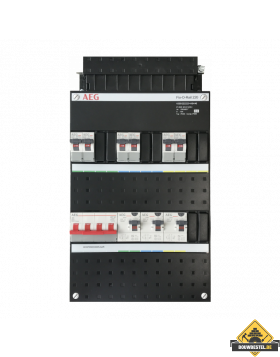 AEG Fix-O-Rail groepenkast 3 fase 6 groeps - A330/222222+HS4/40