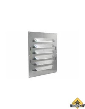 Sx schoepenrooster aluminium 160x160 mm