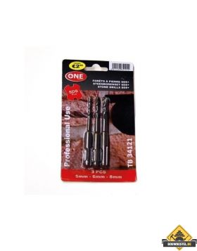 3 steenboren (UITVERKOOP, OP = OP)