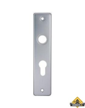 Kortschild PC55 aluminium f1 doos 2 stuks