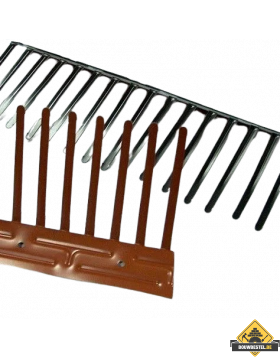 Vogelschroot 60 mm/100 cm antraciet aluminium per stuk
