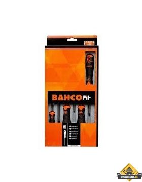 Bahco fit schroevendraaierset 6-delig gleuf pz