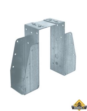 Dubbele balkdrager GBS 71x146mm Sendzimir verzinkt - Per stuk