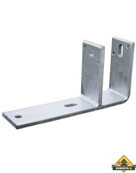 F-Anker B=71mm 150X250mm 80X10mm Electrolytisch Verzinkt - per stuk