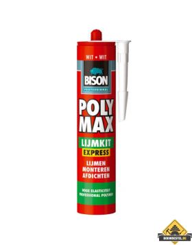 Bison Polymax Lijmkit - Wit - Koker 435 gr
