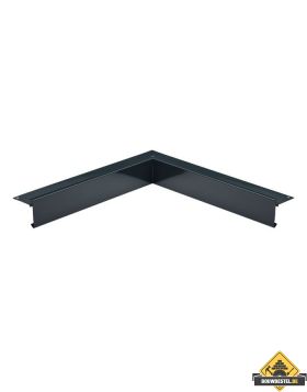 Daktrim binnenhoek 60 x 64 mm RAL7016