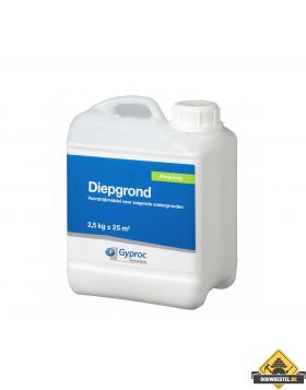 Gyproc diepgrond voorstrijkmiddel wit 2,5 kg