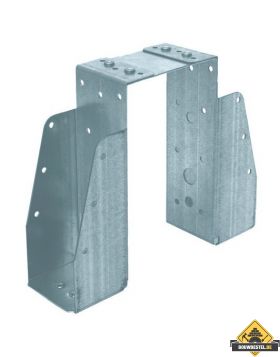 Dubbele Balkdrager 71X171mm Gewenste balkdikte doorgeven (ca. 1-3 weken levertijd ) Verzinkt - per stuk