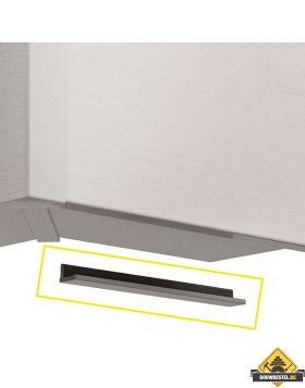 Eindprofiel 10mm voor Keralit dakrand 400cm (bestelnr. 2836)